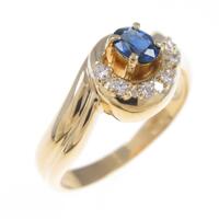 K18YG サファイヤリング