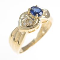 K18YG サファイヤリング