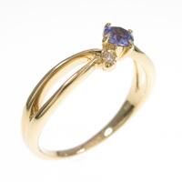 K18YG タンザナイトリング