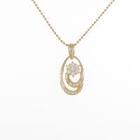 K18YG ダイヤモンドネックレス