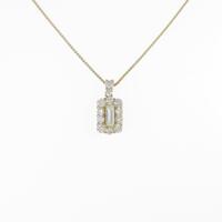 K18YG ダイヤモンドネックレス