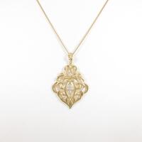 K18YG ダイヤモンドネックレス