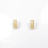 K18YG ダイヤモンドピアス