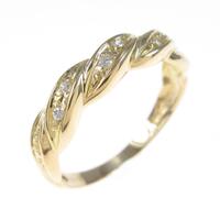 K18YG ダイヤモンドリング