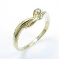 K18YG ダイヤモンドリング