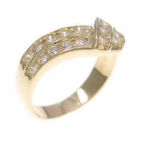 K18YG ダイヤモンドリング