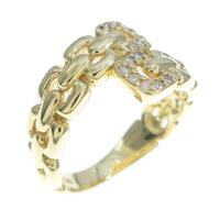 K18YG ダイヤモンドリング