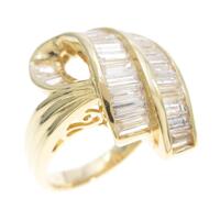 K18YG ダイヤモンドリング