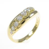 K18YG ダイヤモンドリング