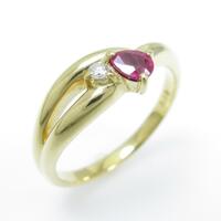 K18YG ルビーリング
