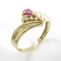 K18YG ルビーリング