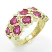 K18YG ルビーリング