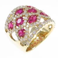 K18YG ルビーリング