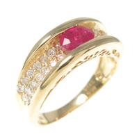 K18YG ルビーリング
