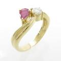 K18YG ルビーリング