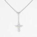 PT クロス ダイヤモンドネックレス