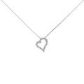 PT ハート ダイヤモンドネックレス