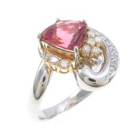 PT／K18YG トルマリンリング