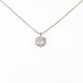 【リメイク】K18PG ダイヤモンドネックレス 1．062ct・FaB・I1・GOOD