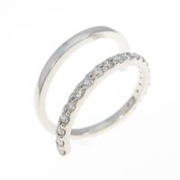 【リメイク】K18WG ダイヤモンドピンキーリング