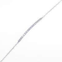 【リメイク】K18WG ダイヤモンドブレスレット