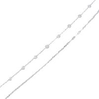 【リメイク】K18WG ダイヤモンドブレスレット