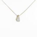 【リメイク】K18YG ダイヤモンドネックレス 0．322ct・F・VS1・VG