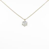【リメイク】K18YG ダイヤモンドネックレス 0．998ct・I・VS2・GOOD
