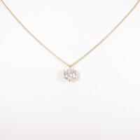【リメイク】K18YG ダイヤモンドネックレス 1．605ct・H・I1・VG