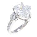 【リメイク】プラチナダイヤモンドリング 2．006ct・E・SI2・ペアシェイプ
