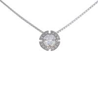 【新品】プラチナ ダイヤモンドネックレス 0．220ct・F・SI2・GOOD