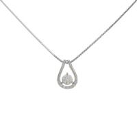 【新品】プラチナダイヤモンドネックレス 0．203ct・E・SI2・GOOD