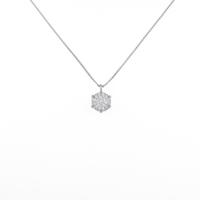 【新品】プラチナダイヤモンドネックレス 0．218ct・F・SI2・VG