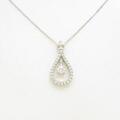 【新品】プラチナダイヤモンドネックレス 0．254ct・E・SI2・GOOD