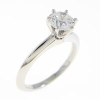 ティファニー クラシックソリティア リング 0．75ct