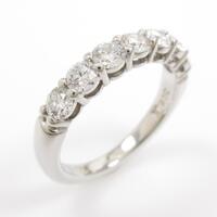 ティファニー ハーフサークル シェアドプロングセッティング リング