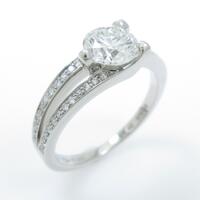 フレッド アムール フー ダイヤモンドリング 0．71ct・H・VS2・3EXT