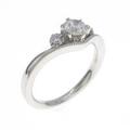 プラチナ ダイヤモンドリング 0．241ct・H・SI1・3EXT H＆C