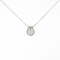 プラチナダイヤモンドネックレス 0．502ct・I・VVS2・GOOD