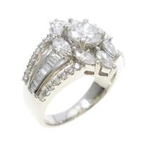 プラチナダイヤモンドリング 0．669ct・F・SI1・GOOD