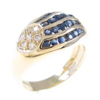 K18YG サファイヤリング