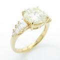 【リメイク】K18YG ダイヤモンドリング 2．517ct・LY・VS1・GOOD