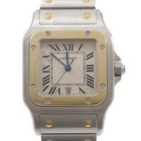 カルティエ W20011C4 サントスガルベ コンビ SSxYG クォーツ