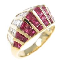 K18YG ルビーリング