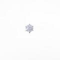【リメイク】プラチナダイヤモンドピアス 0．429ct・H・SI2・FAIR 片耳