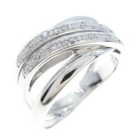 K18WG ダイヤモンドリング