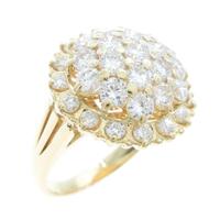 K18YG ダイヤモンドリング