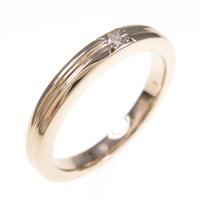 K18PG ダイヤモンドリング