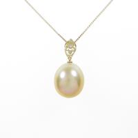 K18YG シロチョウパールネックレス