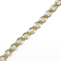 K18YG ダイヤモンドブレスレット